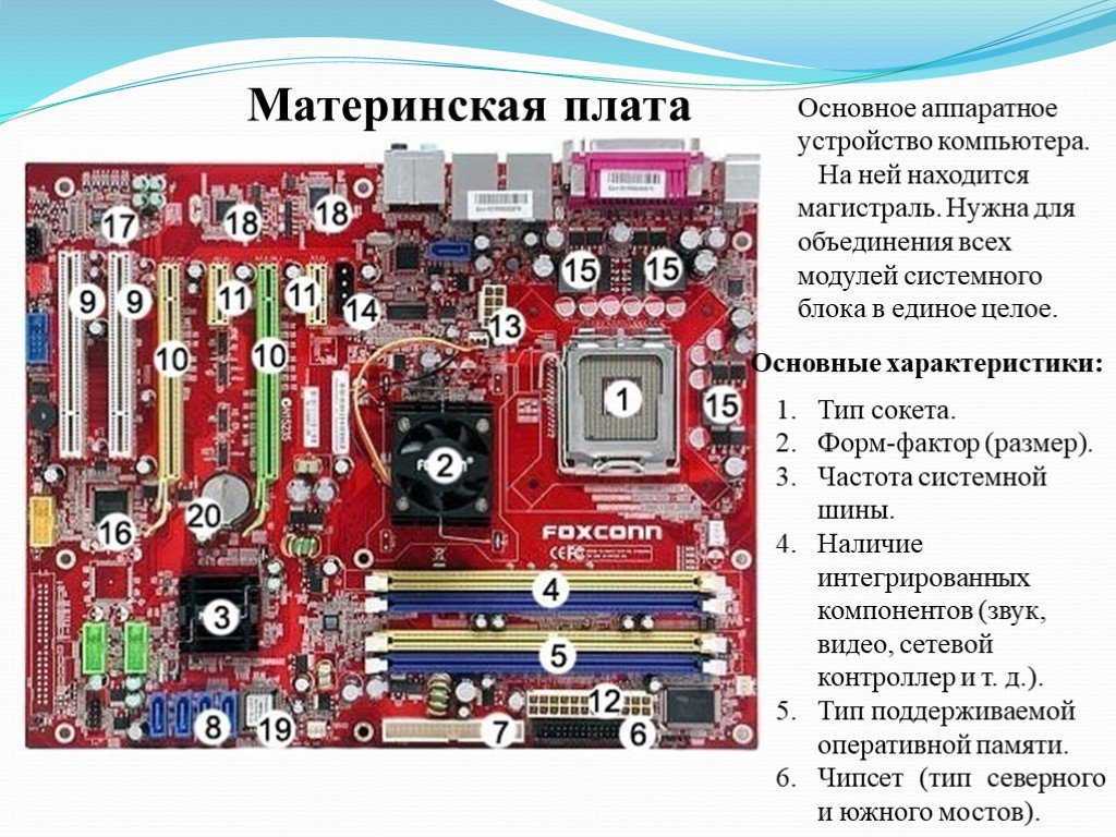 Виды чипсетов материнских плат для компьютера