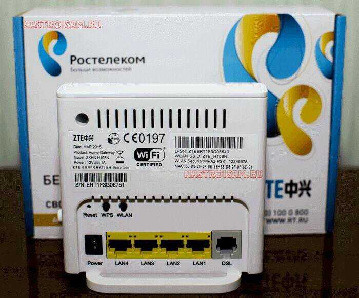 Настройка роутера zte zxhn h118n