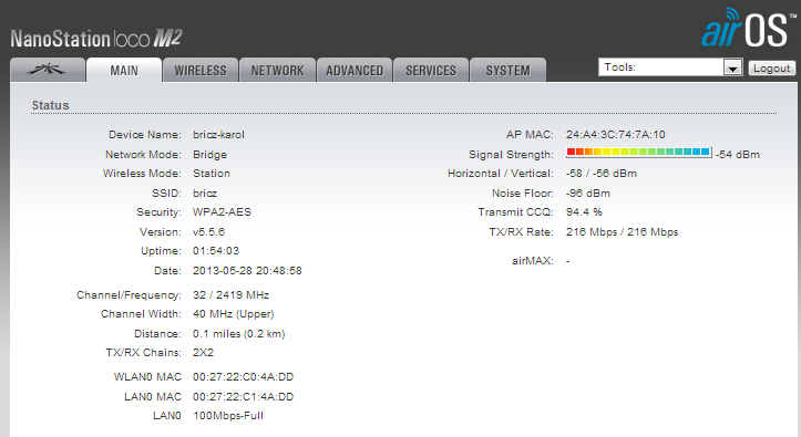 Настройка точек доступа ubiquiti nanostation моделей m2 и loco m2. настройка ubiquiti nanostation loco m2 инструкция
