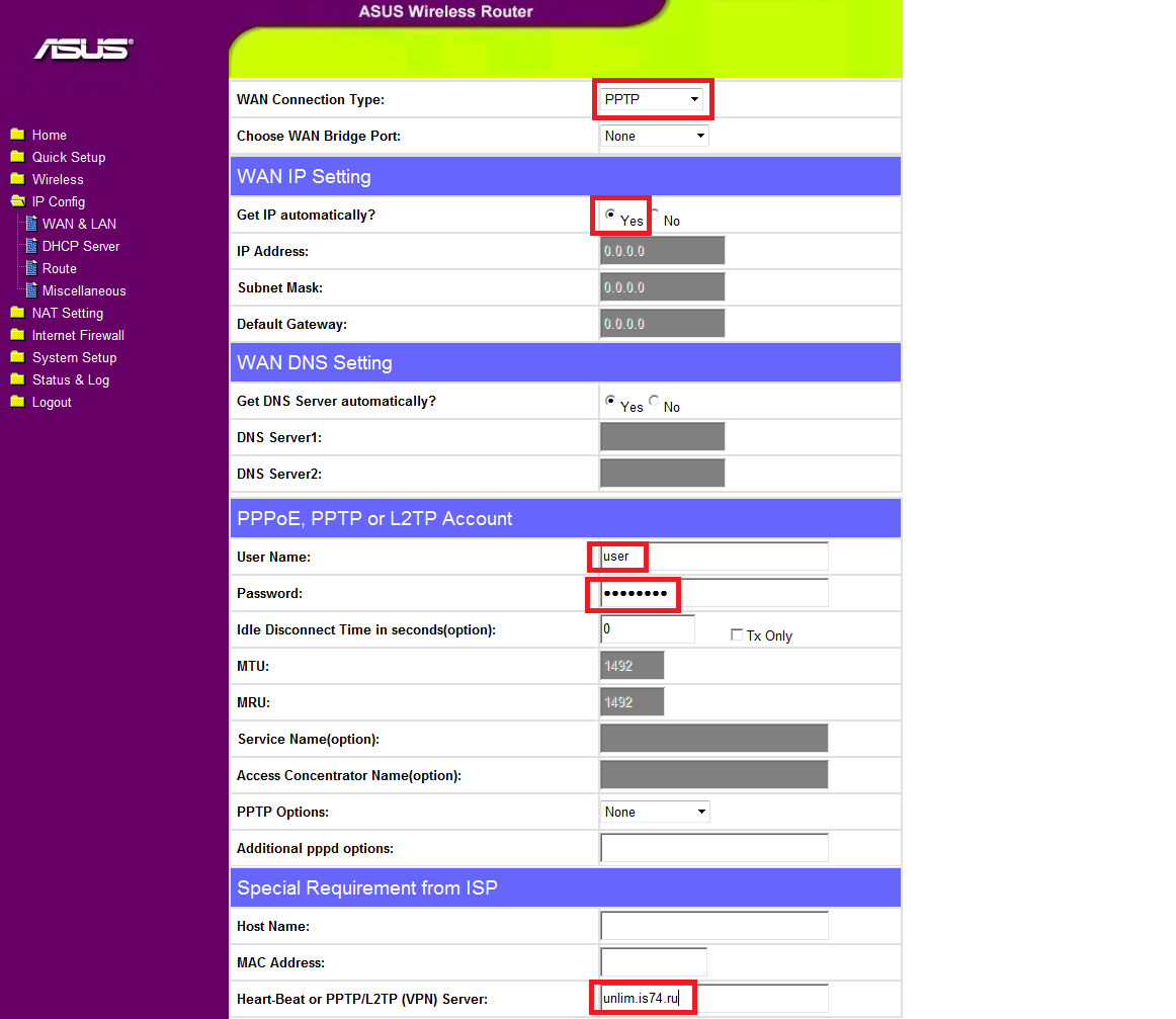 Настройка роутера asus wl 520gc - билайн, onlime, ростелеком, как настроить в windows 7