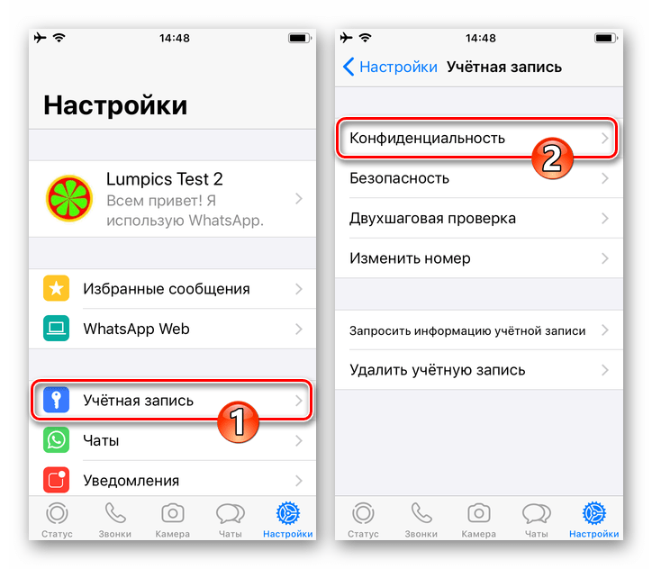 Как отобразить синие галочки в whatsapp