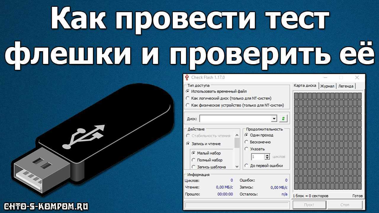 Как проверить целостность файлов на флешке