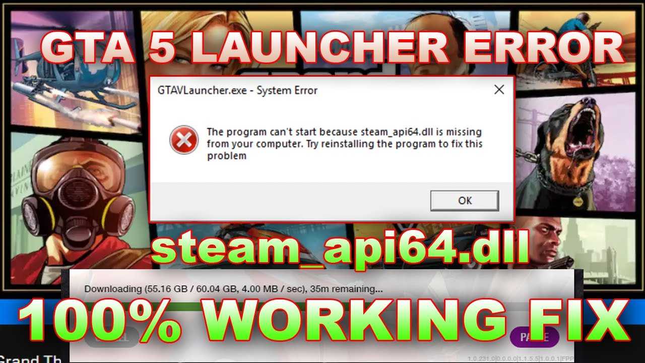 Почему не удалось обнаружить steam_api.dll и что делать?