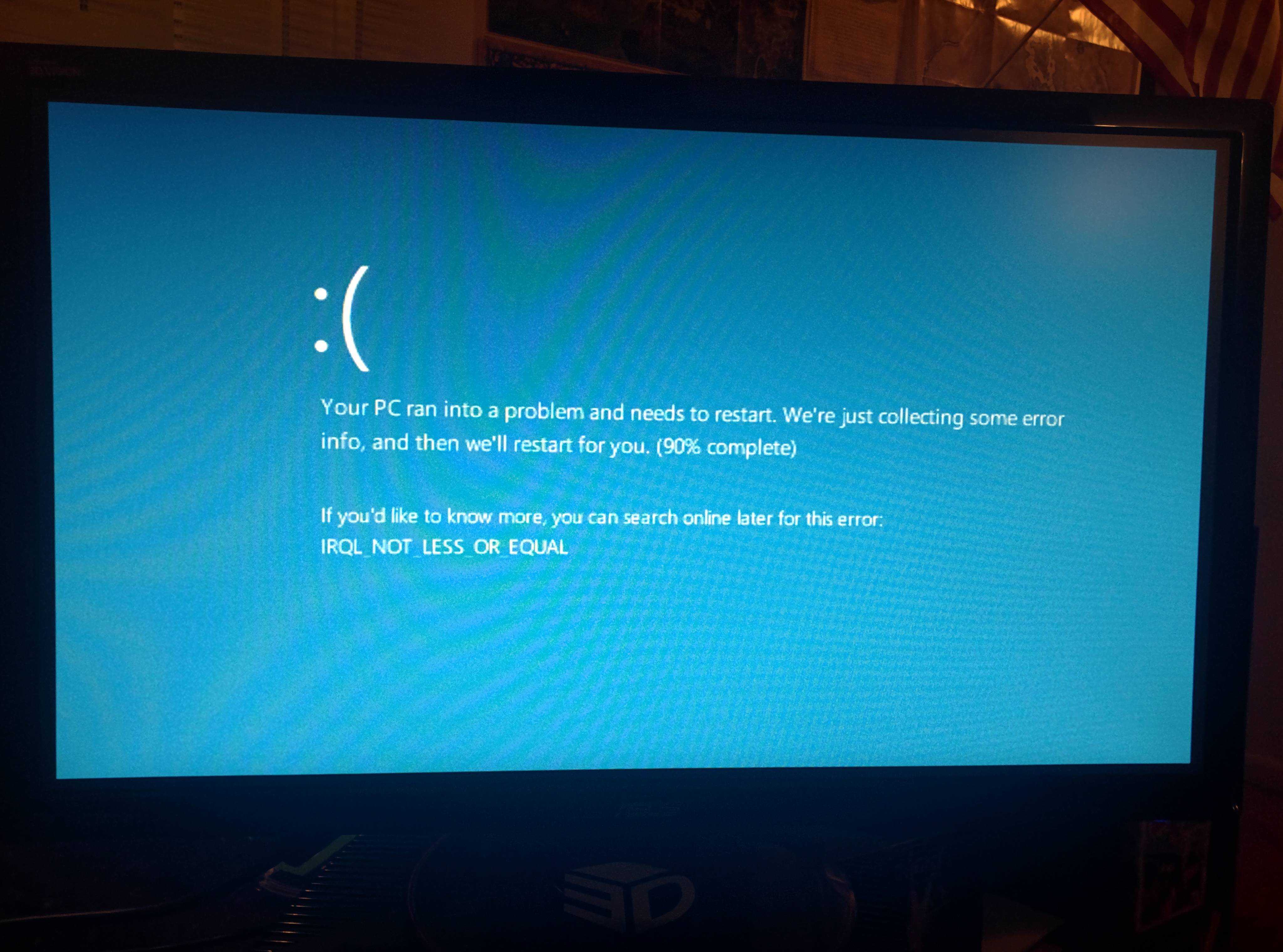 Fix: thread stuck in device driver error in windows 10