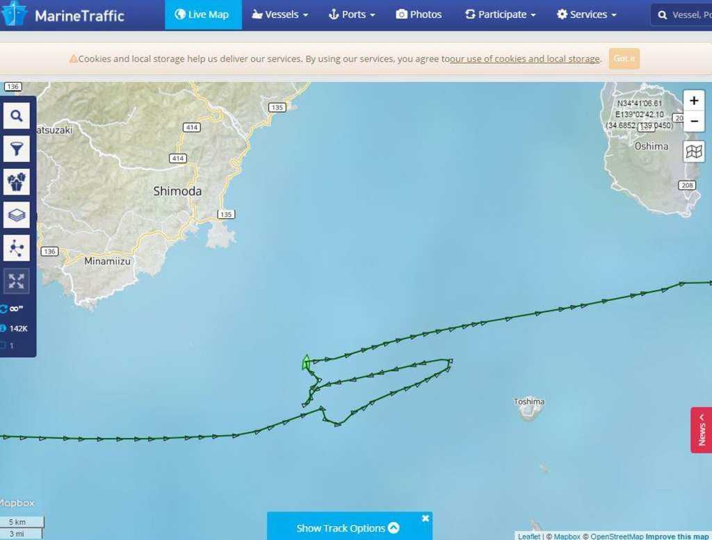 Маринетраффик (marinetraffic) — он же марин трафик или морской трафик на русском языке: карта движения судов в реальном времени