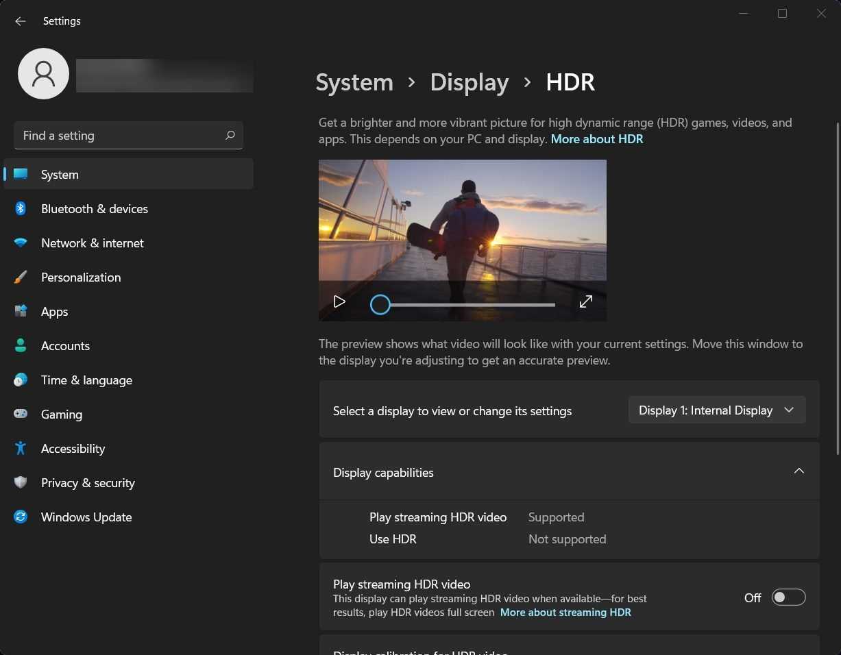 Как включить воспроизведение hdr для приложений потокового видео в windows 10