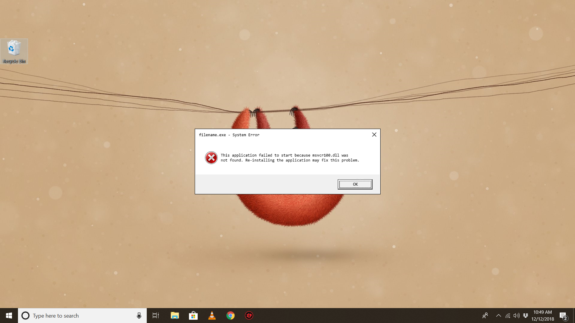 Отсутствует msvcr100.dll — как исправить ошибку windows 10 8 7