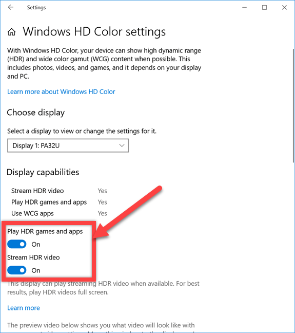 Windows hd color - как включить и настроить