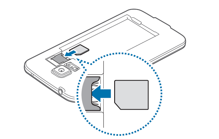 Как удалить застрявшую sim-карту из планшета samsung?