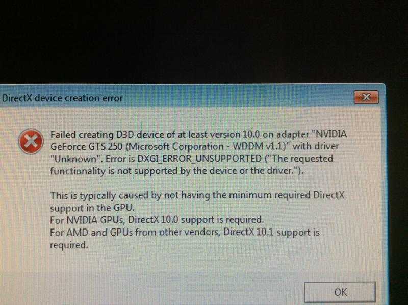 [fixed] dx11 feature level 10.0 is required to run the engine - driver easy