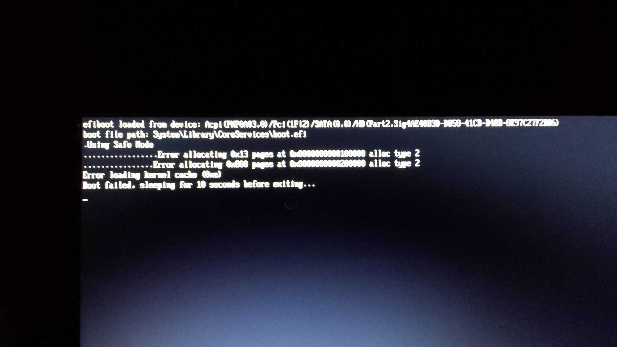 Что делать при no bootable device на ноутбуке