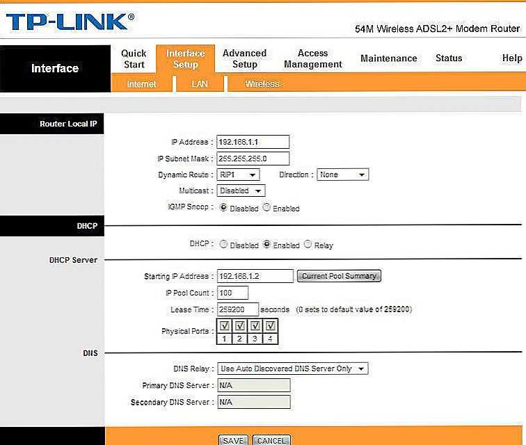 Настройка маршрутизатора tp link w8901n