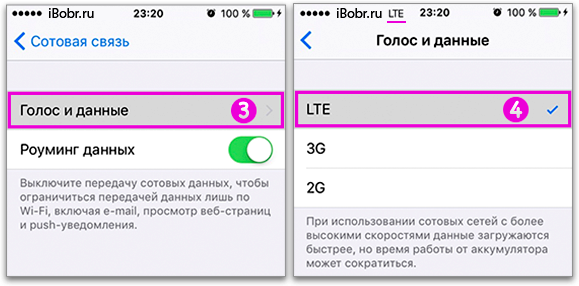 Что такое lte в iphone