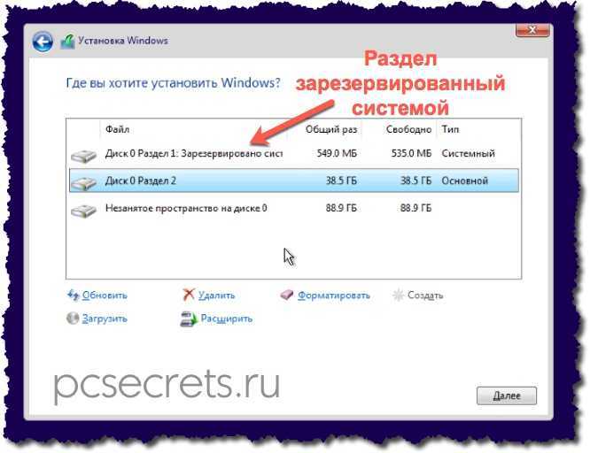 Как скрыть раздел зарезервировано системой в windows 10?