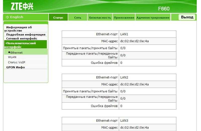 Zte f660v5 vpn настройка