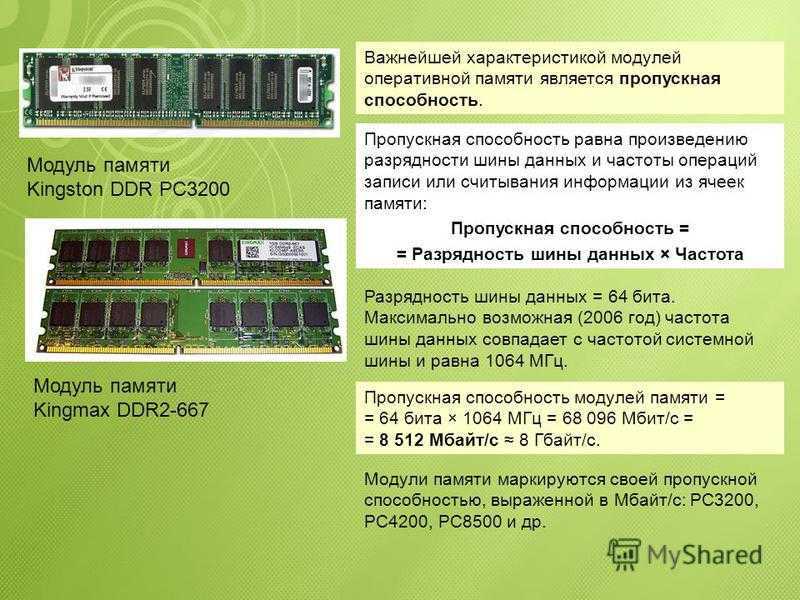 Как обозначается оперативная память в компьютере